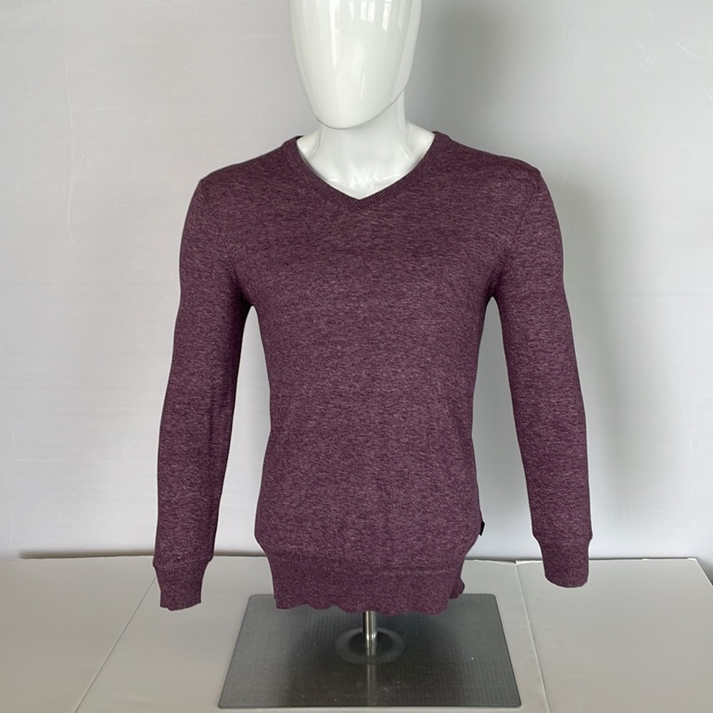 Hugo Boss Slim Fit Purple Sweater Size Medium